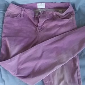 Cute Celebrity Pink skinny ankle jeans